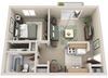 1 Bedroom Floor Plan